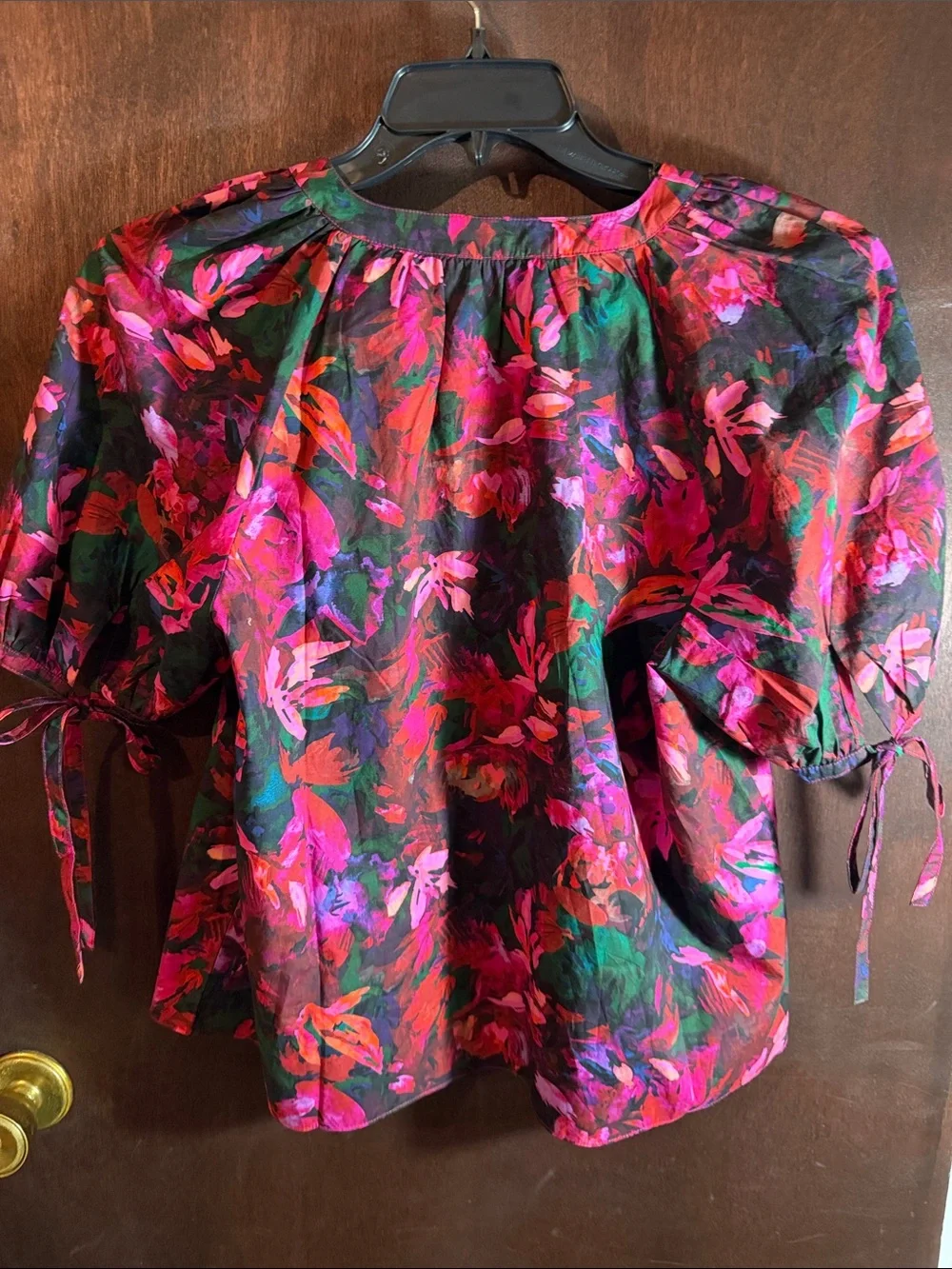 Ulla Johnson Vienne Hibiscus Blouse